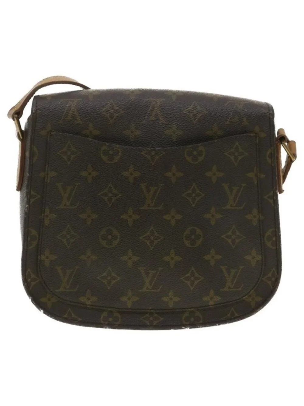 Authentic LOUIS VUITTON Monogram Saint Cloud GM Shoulder Bag M51242 LV - Picture 7 of 16